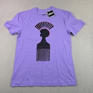 Black History Month Target T Shirt Womens Small Purple Graphic Short Sleeve NWT
